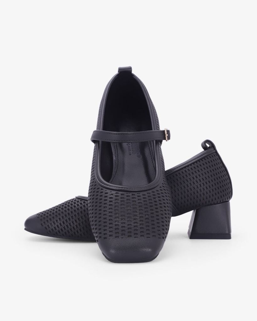 Giày Cao Gót Hạnh Dung Đục Lỗ HD11175AV