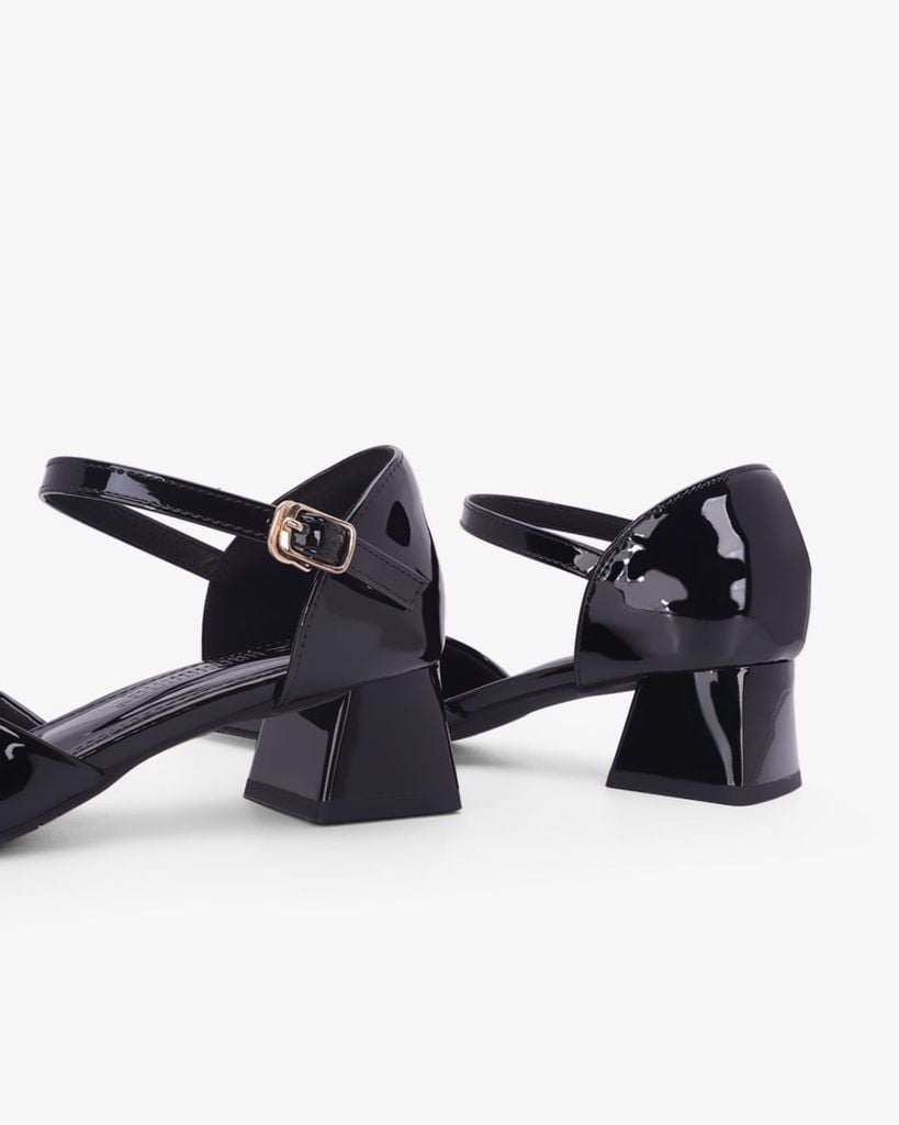 Giày Sandal Cao Gót Hạnh Dung Quai Đính Hoa Ánh Kim HD11176AV