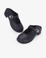 Dép Bít Mũi Hạnh Dung Quai Kim Cài Cổ Điển HD11179AV