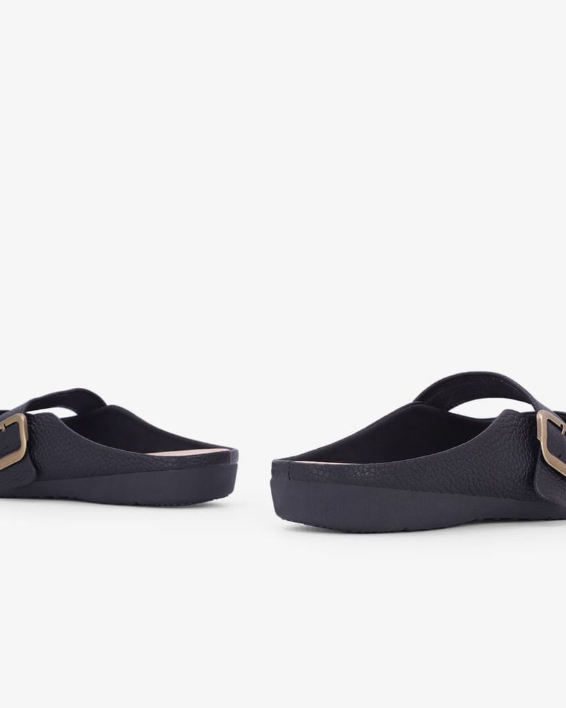 Dép Bít Mũi Hạnh Dung Vân Da Mềm HD11180AV