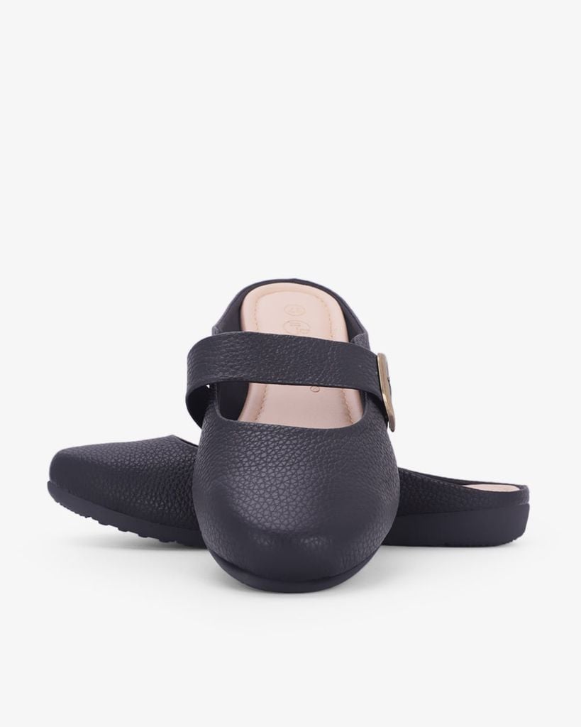 Dép Bít Mũi Hạnh Dung Vân Da Mềm HD11180AV