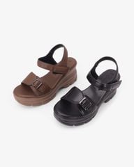 Sandal Đế Xuồng Hạnh Dung  Quai Ngang Khóa HD11181AV