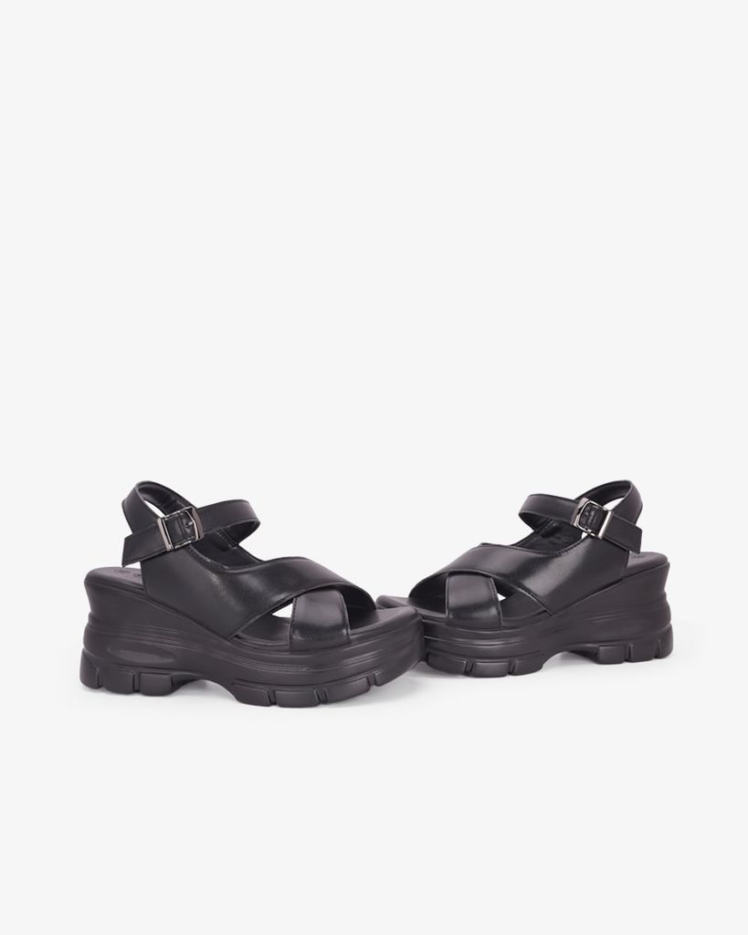 Sandal Đế Xuồng Hạnh Dung Đan Chéo HD11182AV