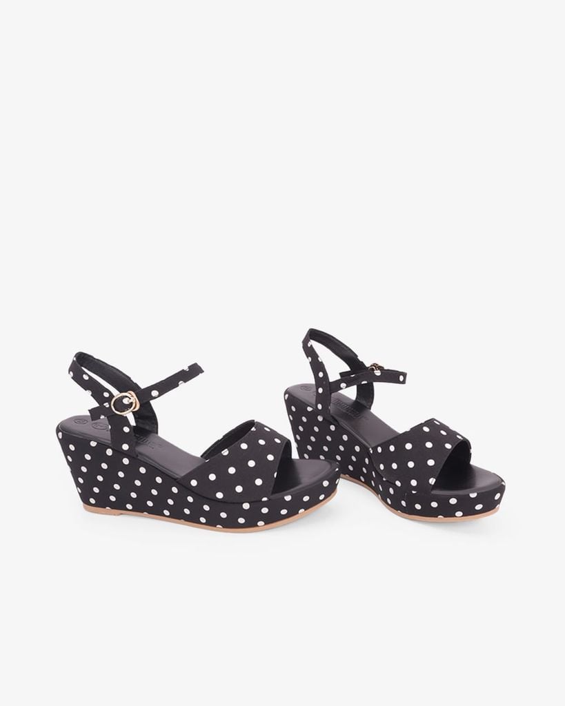 Sandal Đế Xuồng Hạnh Dung Chấm Bi HD11185AV