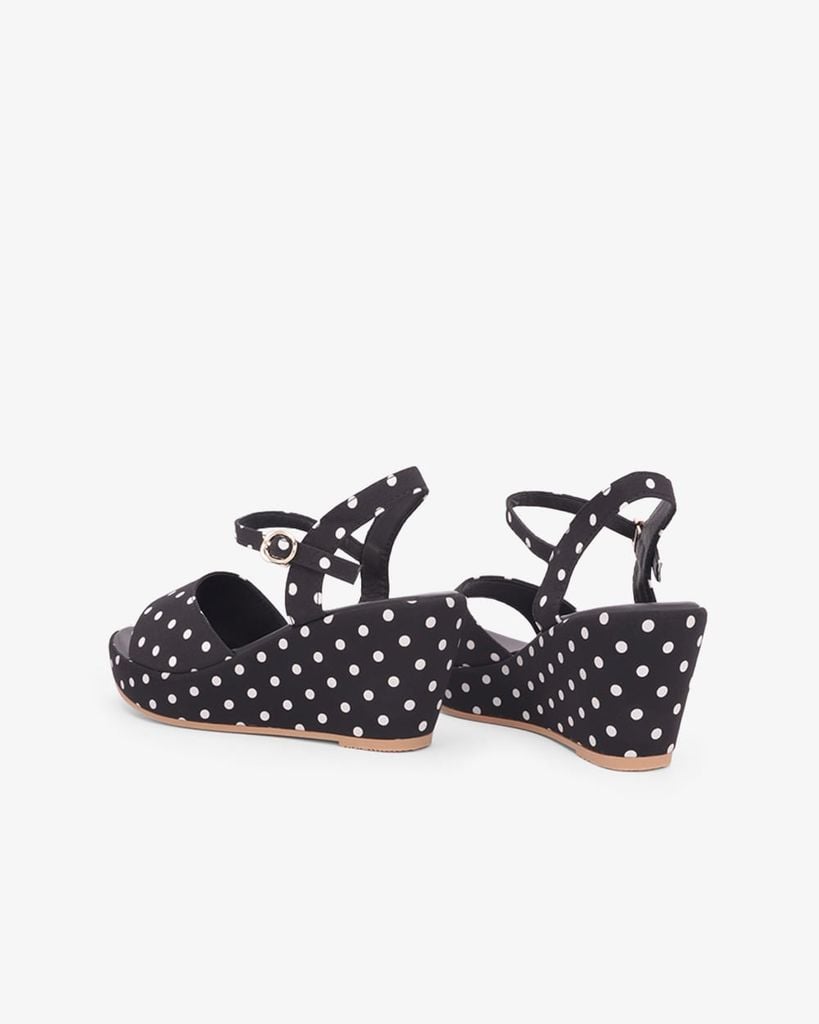 Sandal Đế Xuồng Hạnh Dung Chấm Bi HD11185AV
