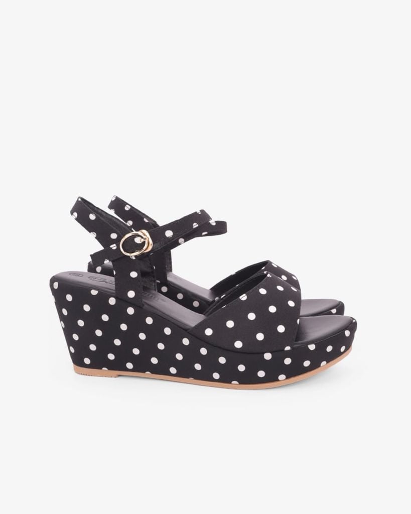 Sandal Đế Xuồng Hạnh Dung Chấm Bi HD11185AV