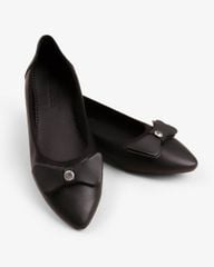 Giày Búp Bê Hạnh Dung Nơ Lá Cách Điệu HD1127AV