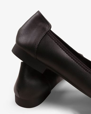 Giày Búp Bê Hạnh Dung Nơ Lá Cách Điệu HD1127AV