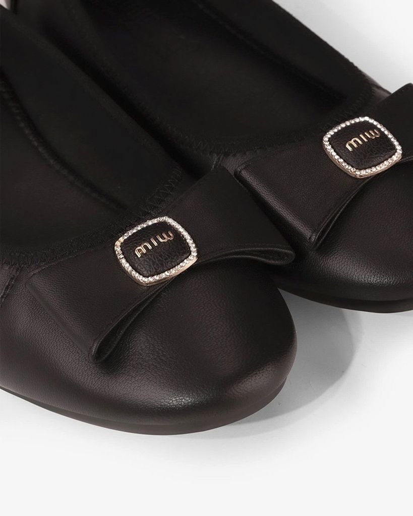 Giày Búp Bê Hạnh Dung Nơ Xoàn HD1128AV