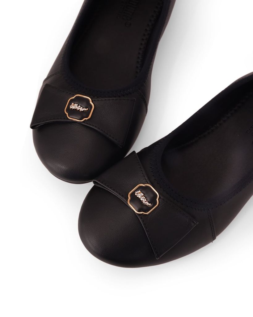 Giày Búp Bê Hạnh Dung Nơ Xoàn HD1128AV