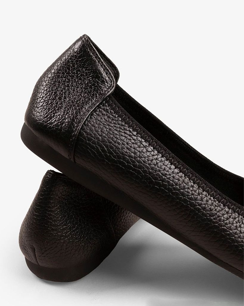 Giày Búp Bê Hạnh Dung Nơ Khóa Tròn HD1132AV