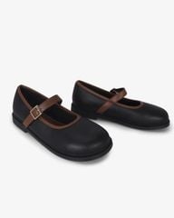 Giày Búp Bê Hạnh Dung Trơn Khóa Nịt HD1144AV