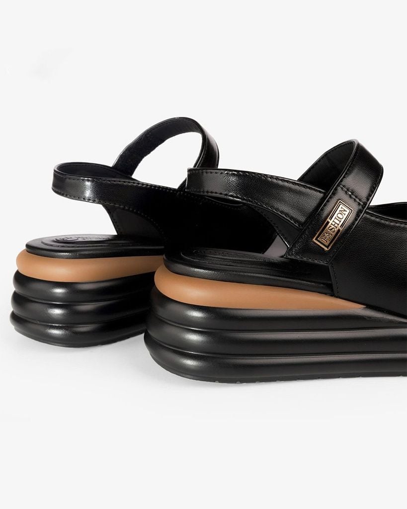 Sandal Đế Xuồng Hạnh Dung Quai Chéo Liền Hậu HD1149AV