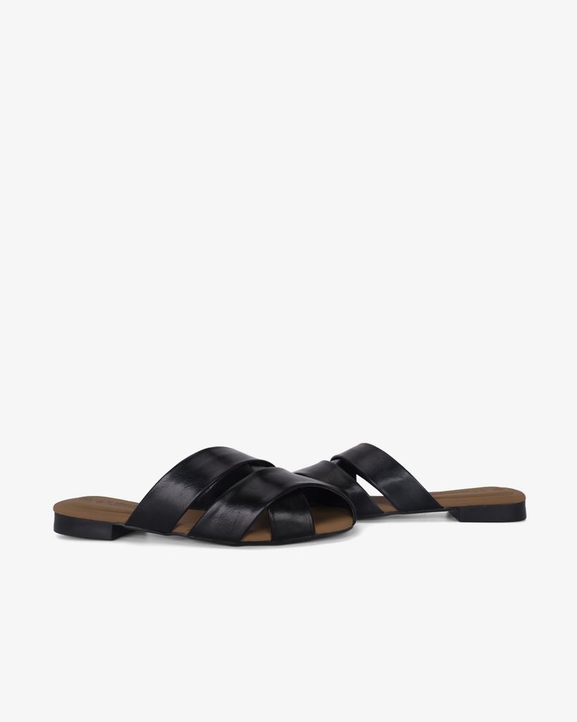 Dép Bít Mũi Hạnh Dung Quai Bản To Đan Chéo HD1180AV