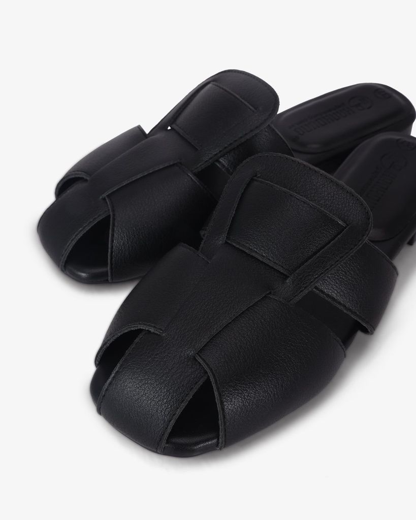 Dép Bít Mũi Hạnh Dung Quai Phối Tầng HD1182AV