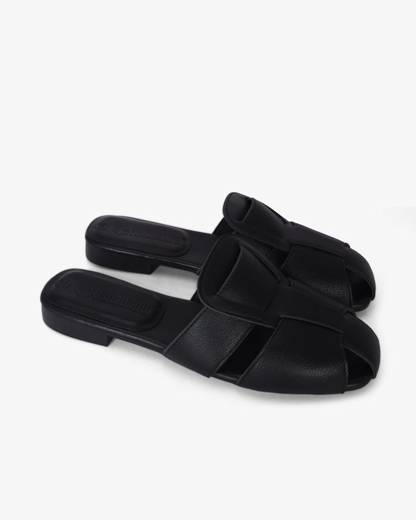 Dép Bít Mũi Hạnh Dung Quai Phối Tầng HD1182AV