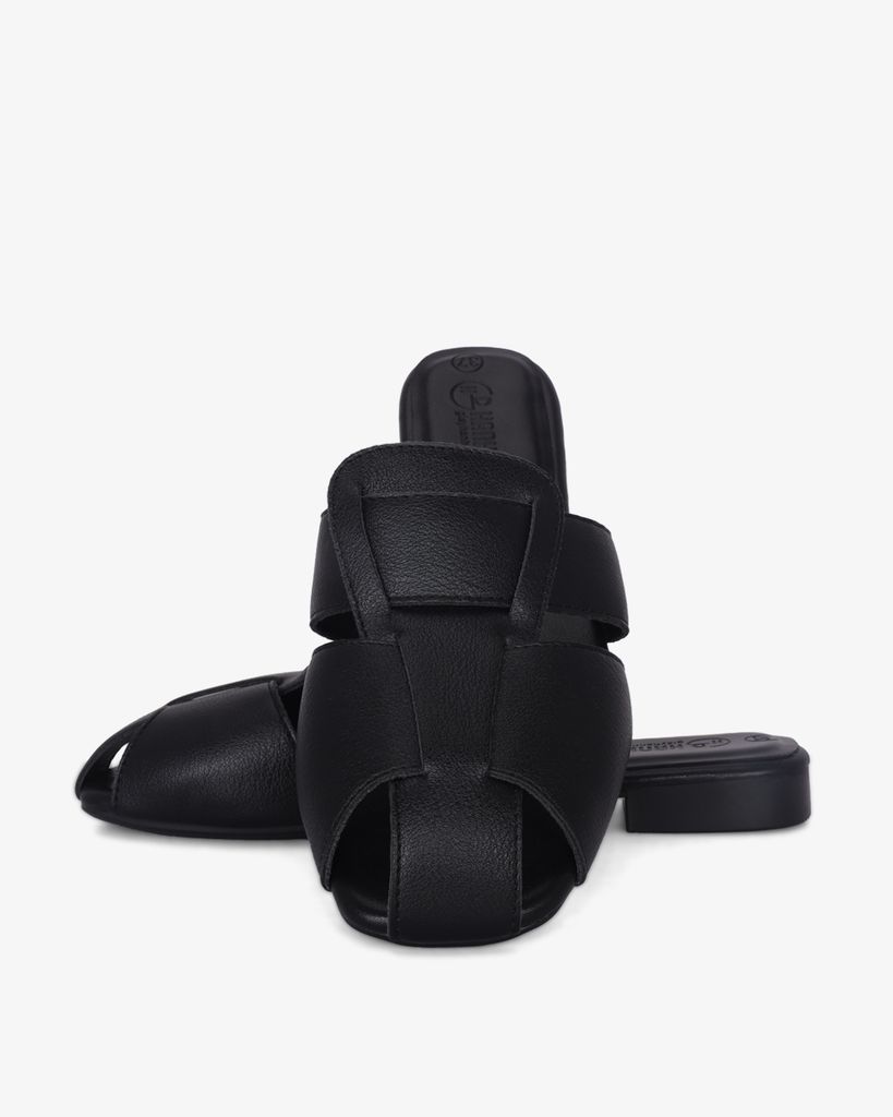 Dép Bít Mũi Hạnh Dung Quai Phối Tầng HD1182AV