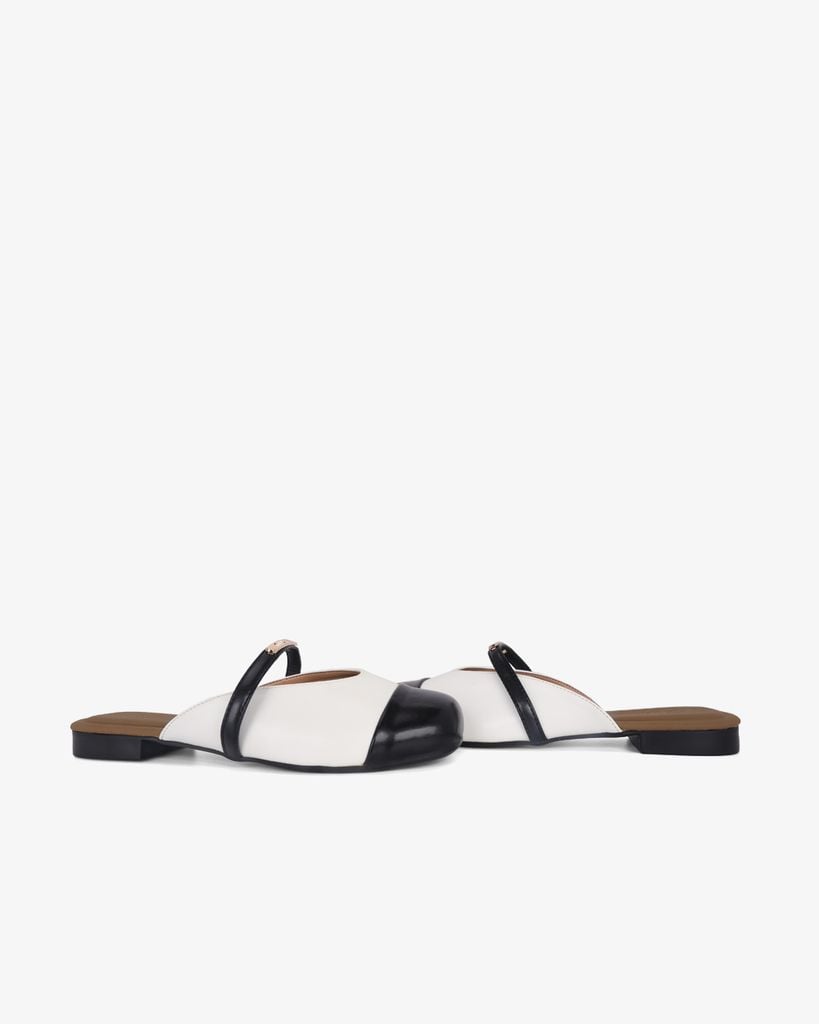 Dép Bít Mũi Hạnh Dung Two Toned Niiu Niiu HD1183AV