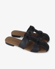 Dép Bít Mũi Hạnh Dung Quai Hai Tầng Nơ HD1184AV