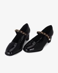 Giày Cao Gót Hạnh Dung Quai Khóa Mạ Vàng HD1188AV