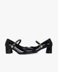 Giày Cao Gót Hạnh Dung Quai Khóa Mạ Vàng HD1188AV