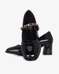 Giày Cao Gót Hạnh Dung Quai Khóa Mạ Vàng HD1188AV