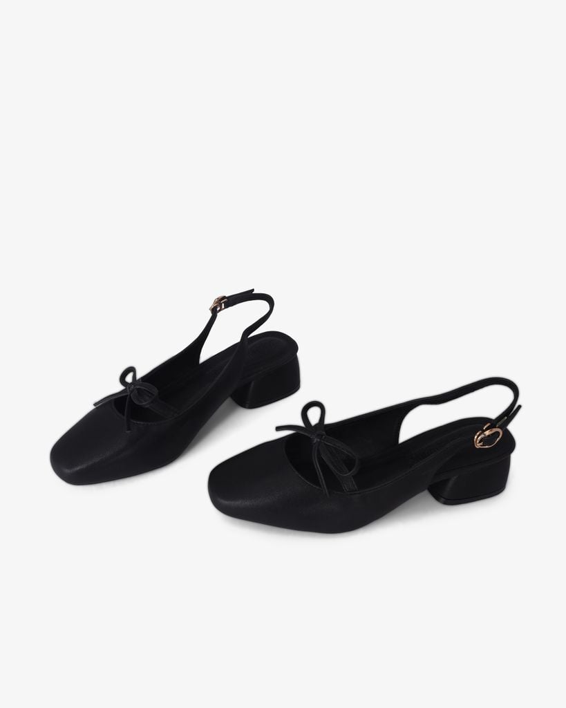 Giày Sandal Hạnh Dung Bít Mũi Dây Nơ HD1197AV