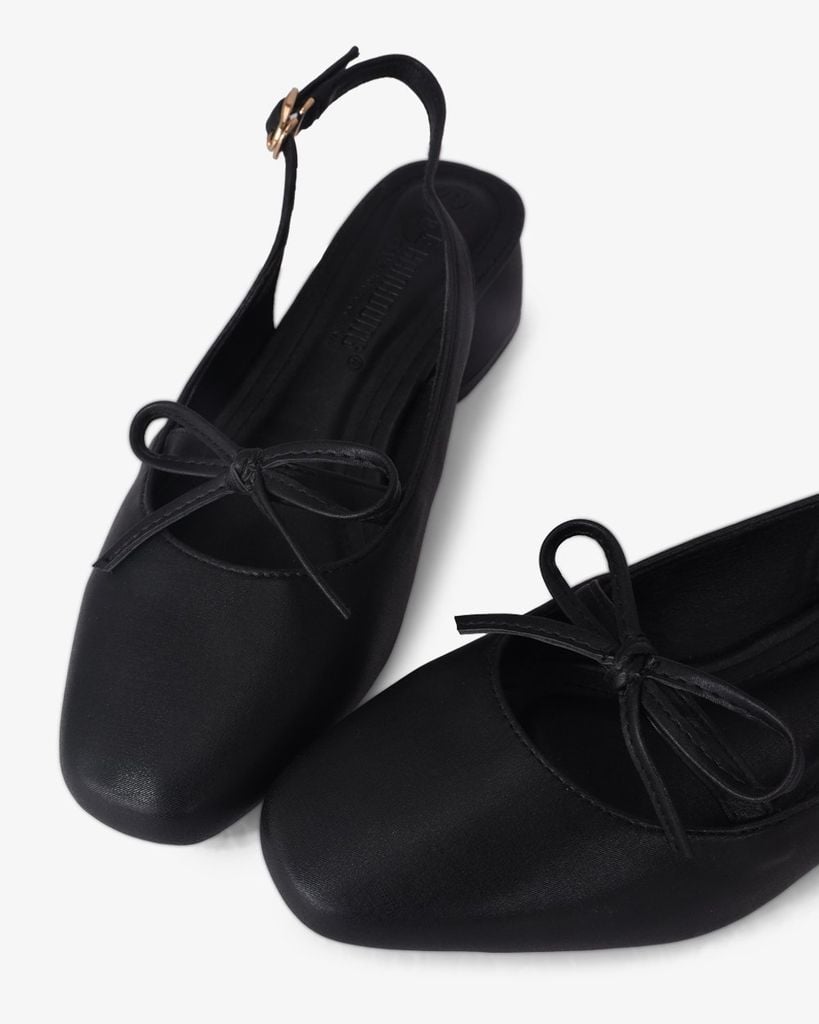 Giày Sandal Hạnh Dung Bít Mũi Dây Nơ HD1197AV