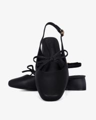 Giày Sandal Hạnh Dung Bít Mũi Dây Nơ HD1197AV