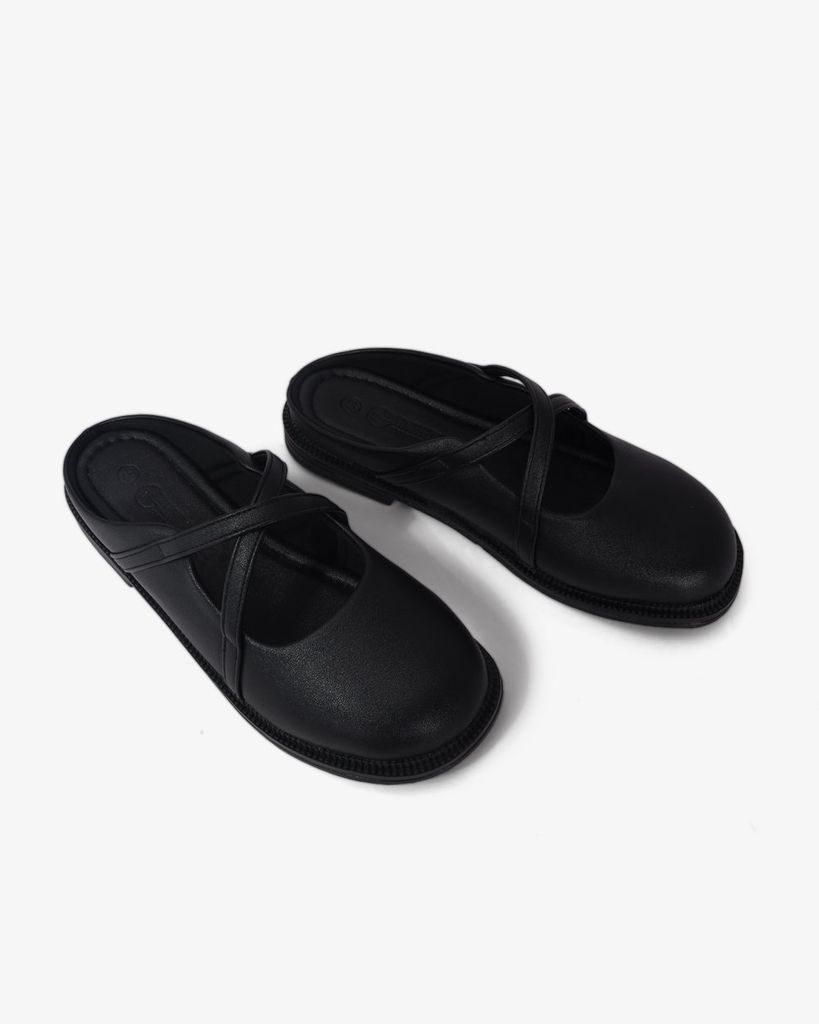 Dép Bít Mũi Hạnh Dung Hai Quai Chéo Mảnh HD1192AV