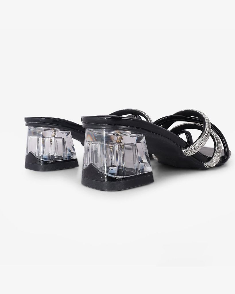 Dép Cao Gót Hạnh Dung Xỏ Ngón Gót Mica HD12264AM