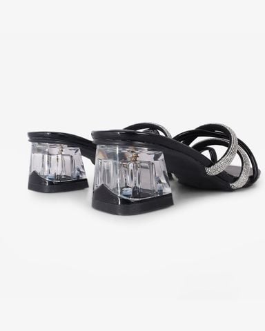 Dép Cao Gót Hạnh Dung Xỏ Ngón Gót Mica HD12264AM
