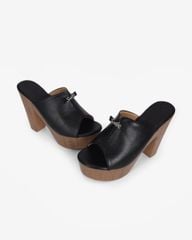 Dép Cao Gót Hạnh Dung Quai Cổ Tim Smile HD12297AM