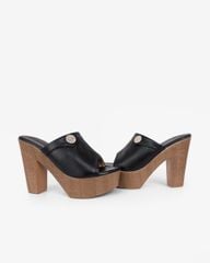 Dép Cao Gót Hạnh Dung Quai Bản Đắp HD12298AM