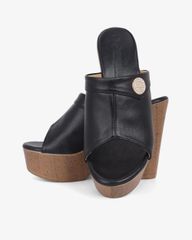 Dép Cao Gót Hạnh Dung Quai Bản Đắp HD12298AM