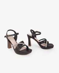 Sandal Hạnh Dung Cao Gót Quai Chéo N HD12299AM