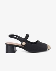 Giày Sandal Hạnh Dung Two Toned Kim Tuyến HD1501CH