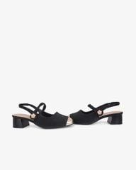 Giày Sandal Hạnh Dung Two Toned Kim Tuyến HD1501CH