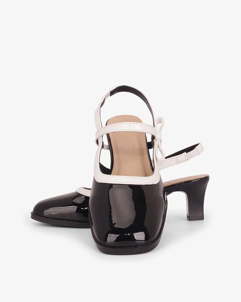 Giày Sandal Cao Gót Hạnh Dung Điểm Nơ HD1505CH