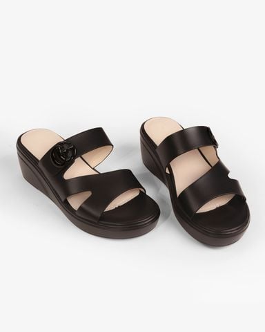 Dép Đế Xuồng Hạnh Dung Quai Chữ N HD27280BI