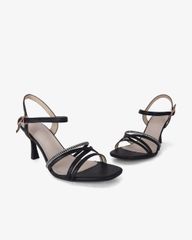 Sandal Cao Gót Hạnh Dung Nhiều Dây Chéo HD27304BI
