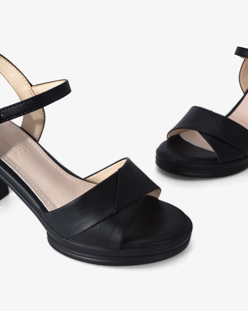 Giày Sandal Hạnh Dung Bản Đắp HD27326BI