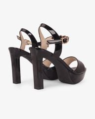 Sandal Hạnh Dung Cao Gót Quai Cổ Chân Đính Khoen HD27331BI