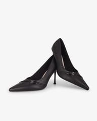 Giày Cao Gót Hạnh Dung Quai Chéo Khóa HD27336BI