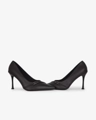 Giày Cao Gót Hạnh Dung Quai Chéo Khóa HD27336BI