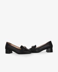 Giày Cao Gót Hạnh Dung Yếm Khóa Nơ HD27340BI