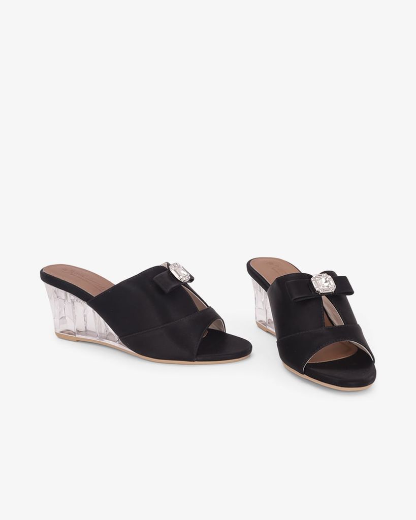 Dép Đế Xuồng Hạnh Dung Quai Bản Lớn Xoàn HD27343BI