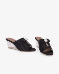 Dép Đế Xuồng Hạnh Dung Quai Bản Lớn Xoàn HD27343BI