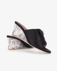 Dép Đế Xuồng Hạnh Dung Quai Bản Lớn Xoàn HD27343BI