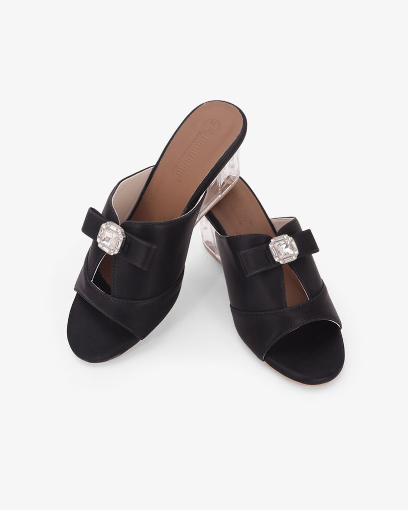 Dép Đế Xuồng Hạnh Dung Quai Bản Lớn Xoàn HD27343BI